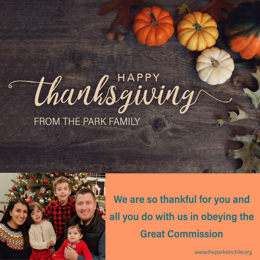Happy Thanksgiving From The Park Family